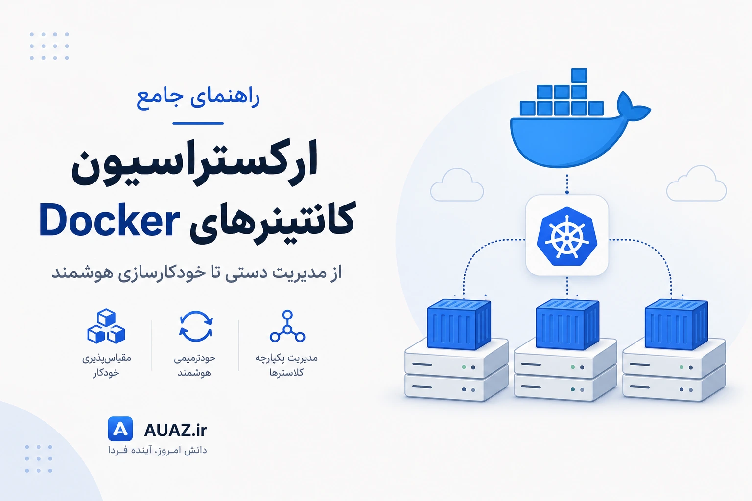 راهنمای جامع ارکستراسیون کانتینر Docker: از مفاهیم پایه تا مدیریت میکروسرویس‌ها